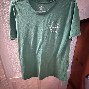 Lucky Brand Green Short Sleeve Tee